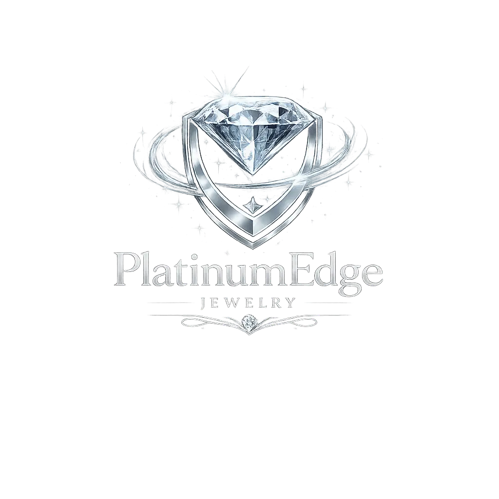 PlatinumEdge Jewelry Brand Logo