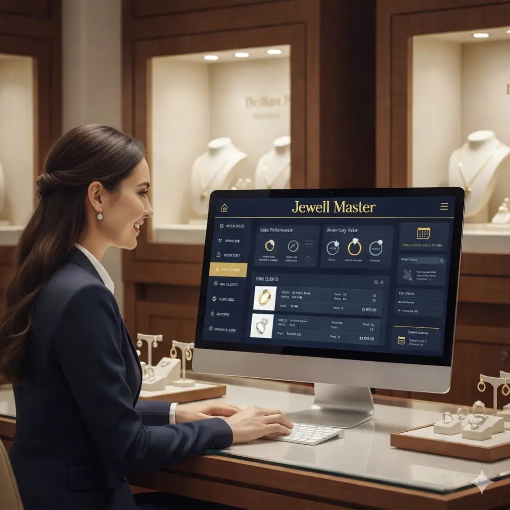 Jewellery software inventory dashboard with stock control