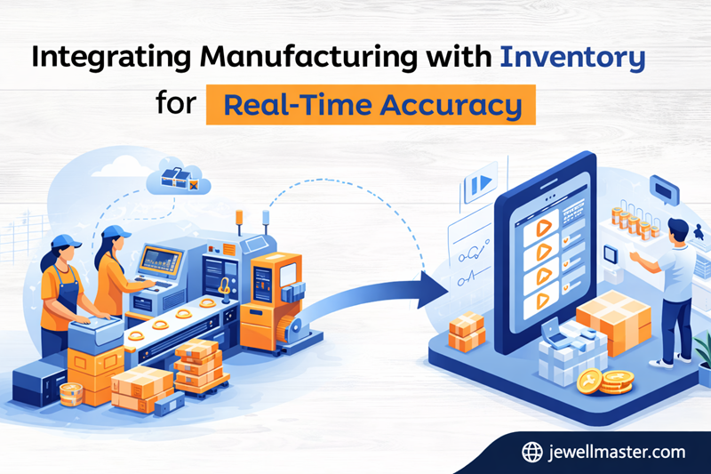 Integrating Manufacturing with Inventory for Real Time Accuracy