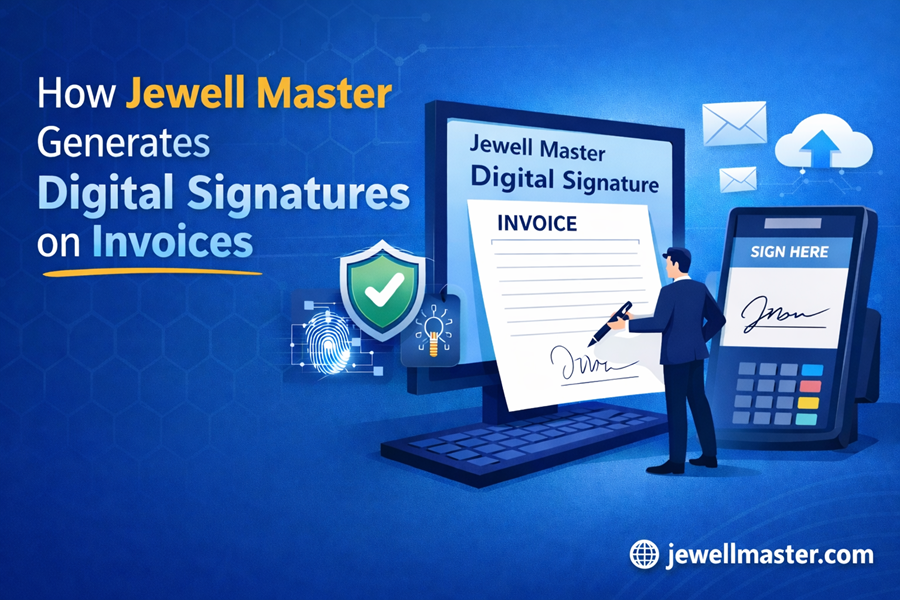 How Jewell Master Generates Digital Signatures on Invoices