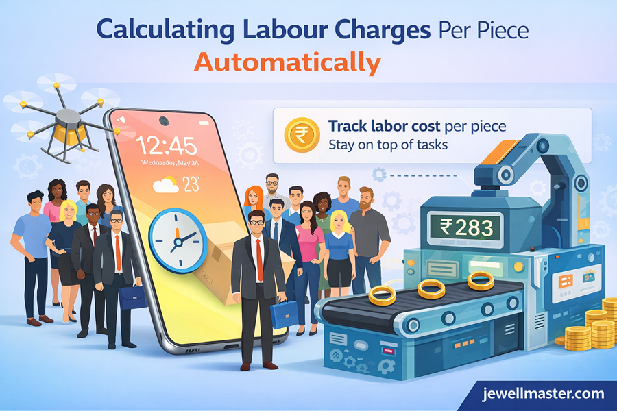 Calculating Labour Charges Per Piece Automatically