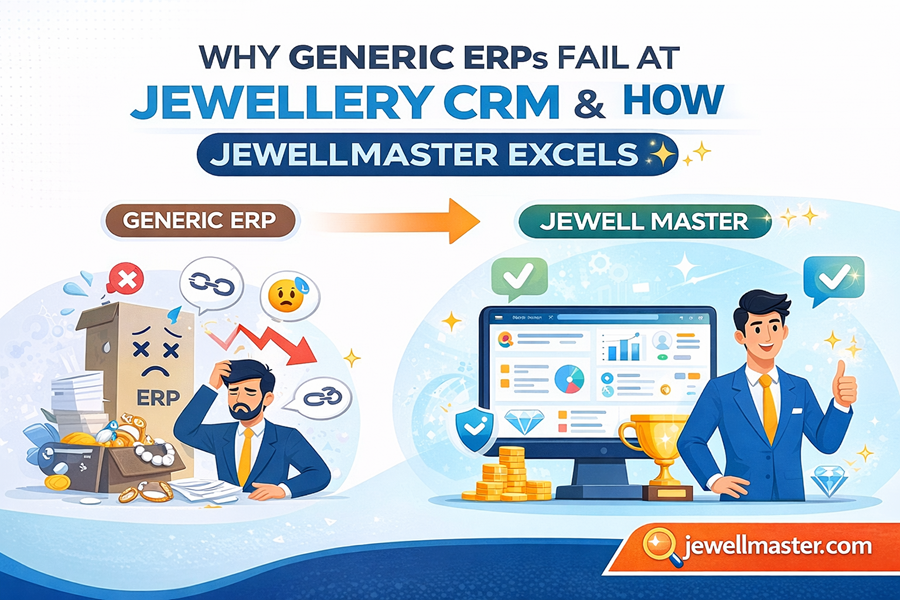 Why Generic ERPs Fail at Jewellery CRM & How Jewell Master Excels