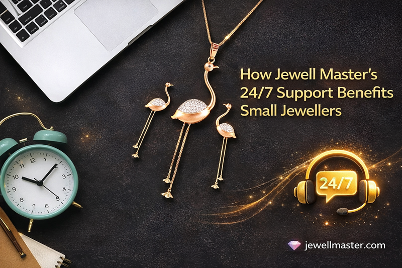 How Jewell Master’s 24/7 Support Benefits Small Jewellers